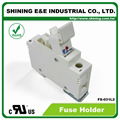 FS-031L2 380V 32A 1 Way DIN Rail Mounted Cylindrical Fuse Base