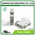 FS-031L2 380V 32A 1 Way DIN Rail Mounted Cylindrical Fuse Base