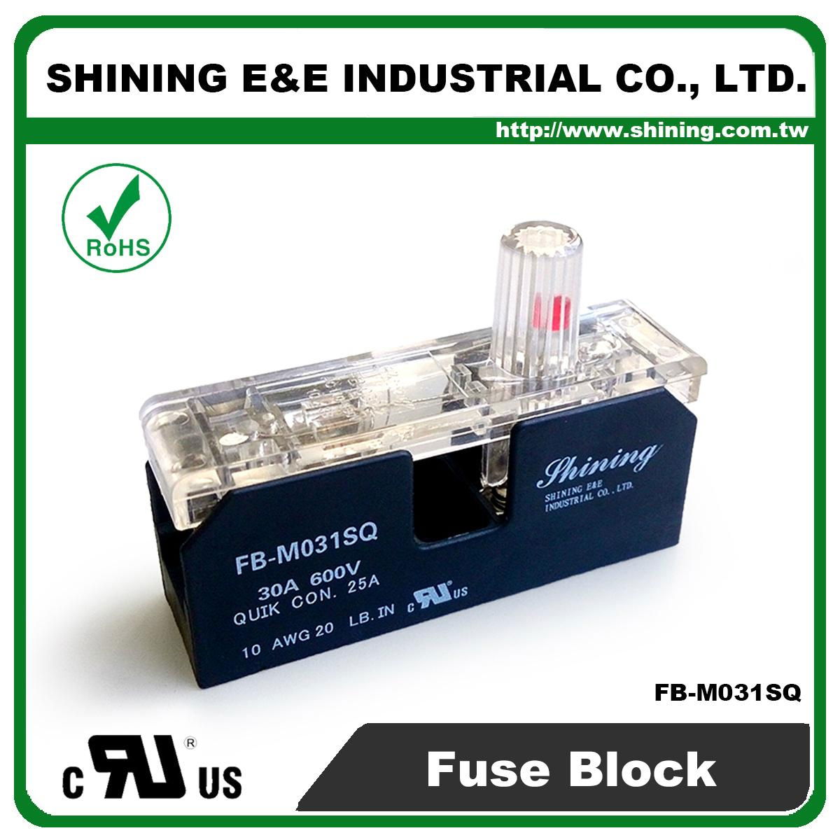 FB-M031SQ  10x38 30A 保险丝盒 Fuse Block 4