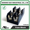 FB-M032SQ 600V 30Amp 2-Way UL 10x38 Ceramic Midget Fuse Block 1