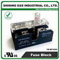 FB-M032SQ 600V 30Amp 2-Way UL 10x38 Ceramic Midget Fuse Block 6