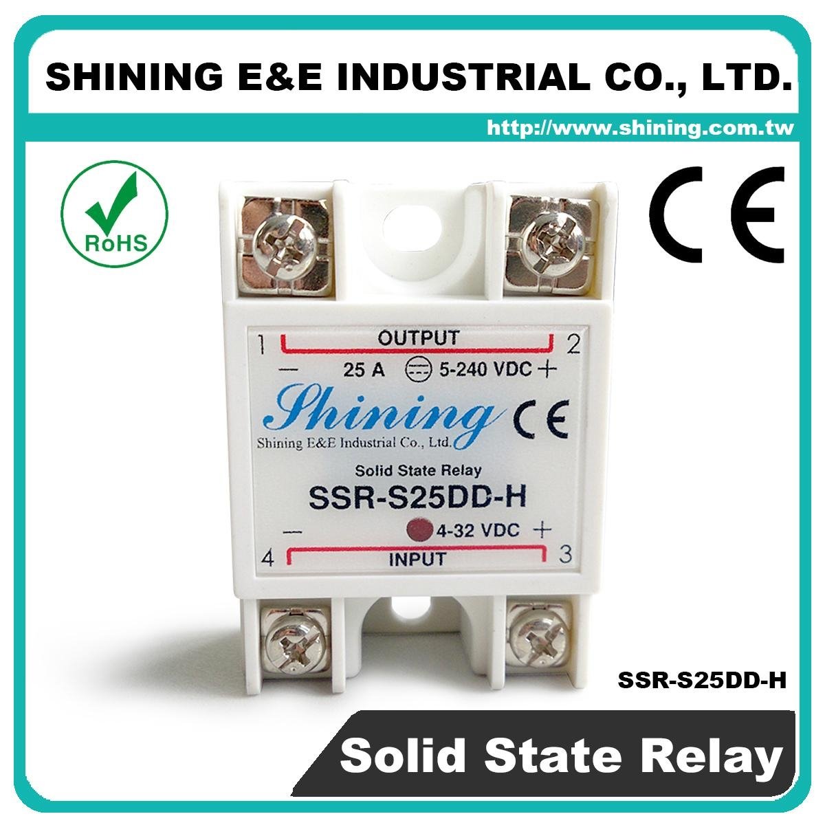 SSR-S25DD-H DC to DC 單相固態繼電器 Solid State Relay