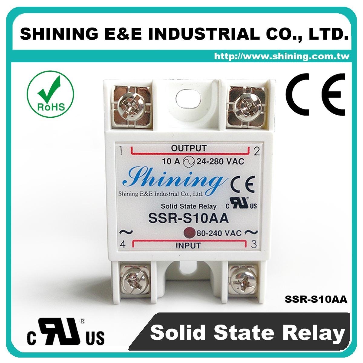  SSR-S10AA AC to AC 單相固態繼電器 Solid State Relay