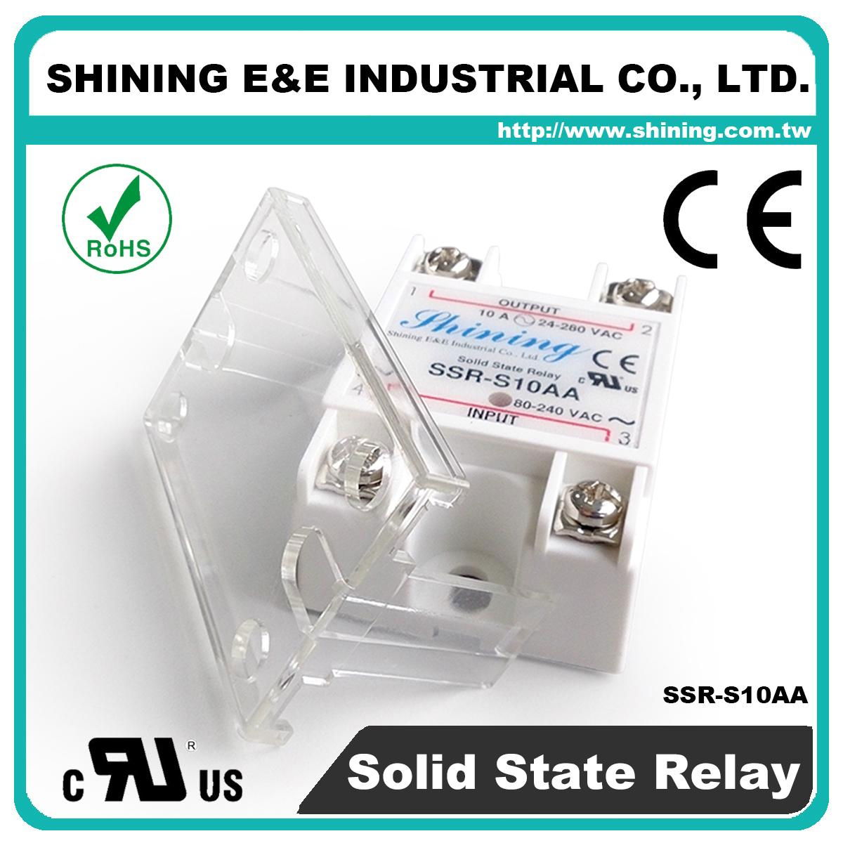 SSR-S10AA Single Phase 10Amp AC to AC Solid State Relays ( SSR ) 5