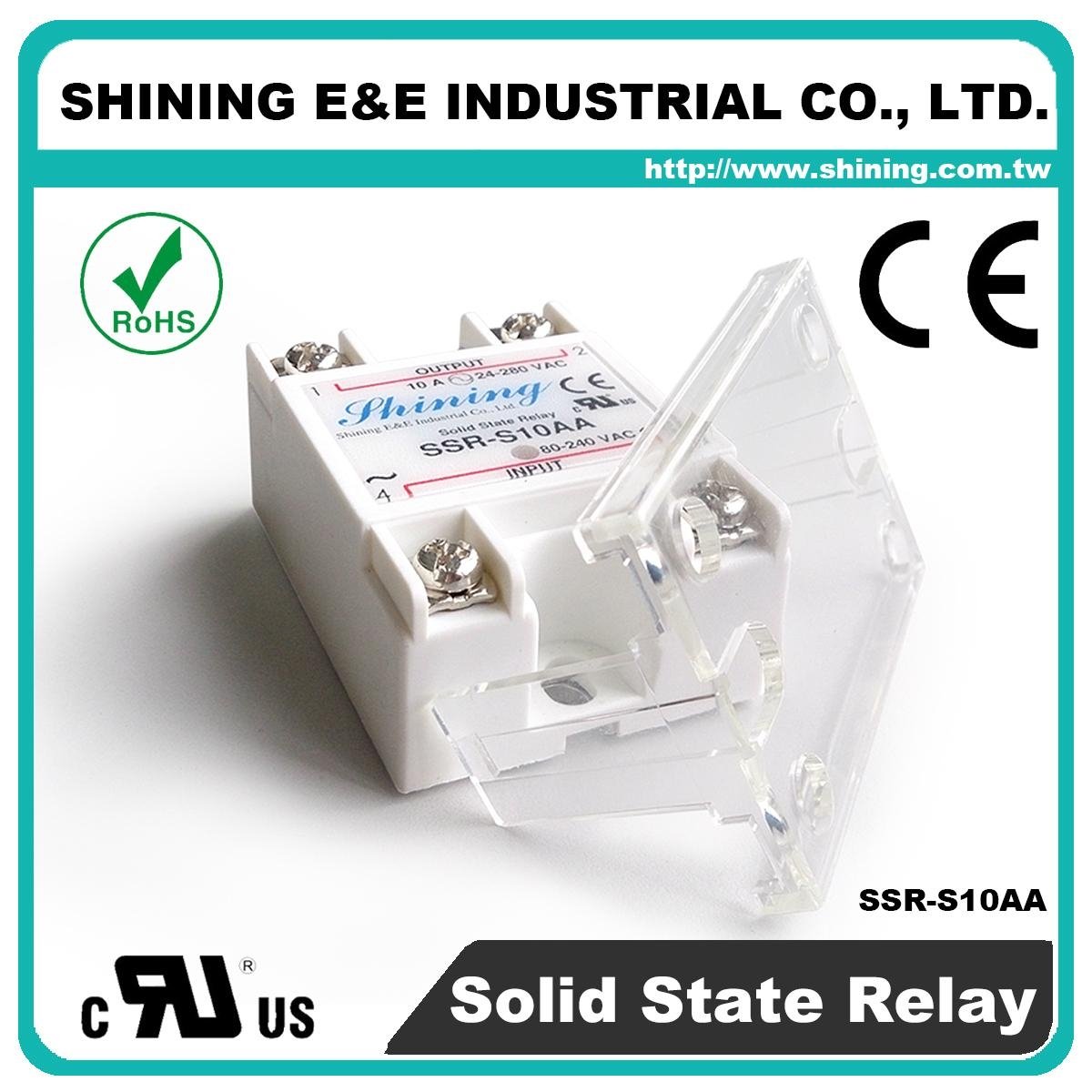 SSR-S10AA Single Phase 10Amp AC to AC Solid State Relays ( SSR ) 3
