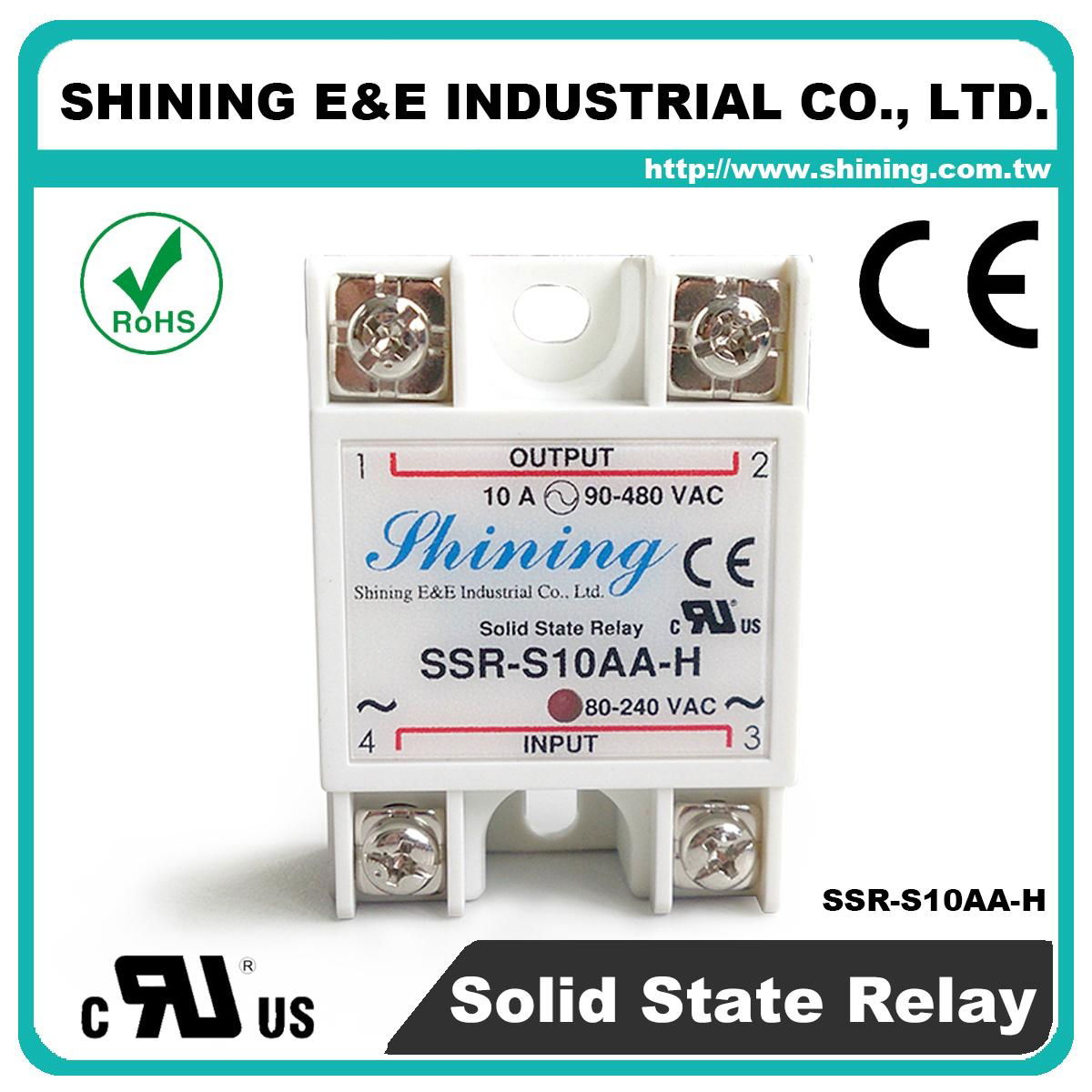 SSR-S10AA-H Single Phase 10Amp AC to AC Solid State Relay ( SSR )