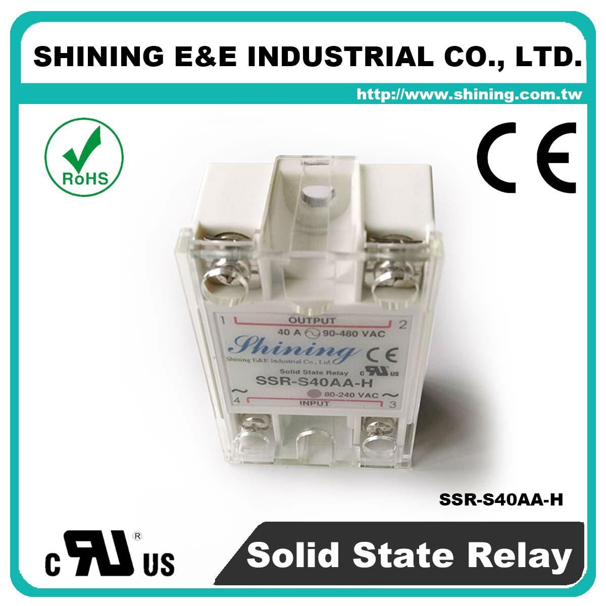 SSR-S40AA-H  AC to AC 單相固態繼電器 Solid State Relay