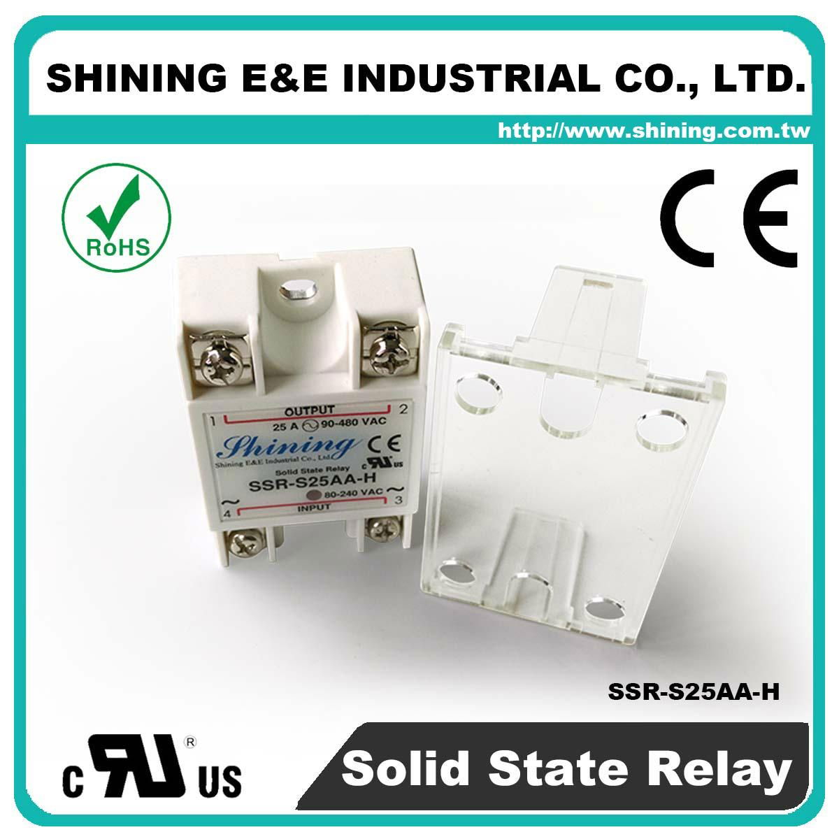 SSRS25AAH Single Phase 25Amp AC to AC Solid State Relay ( SSR