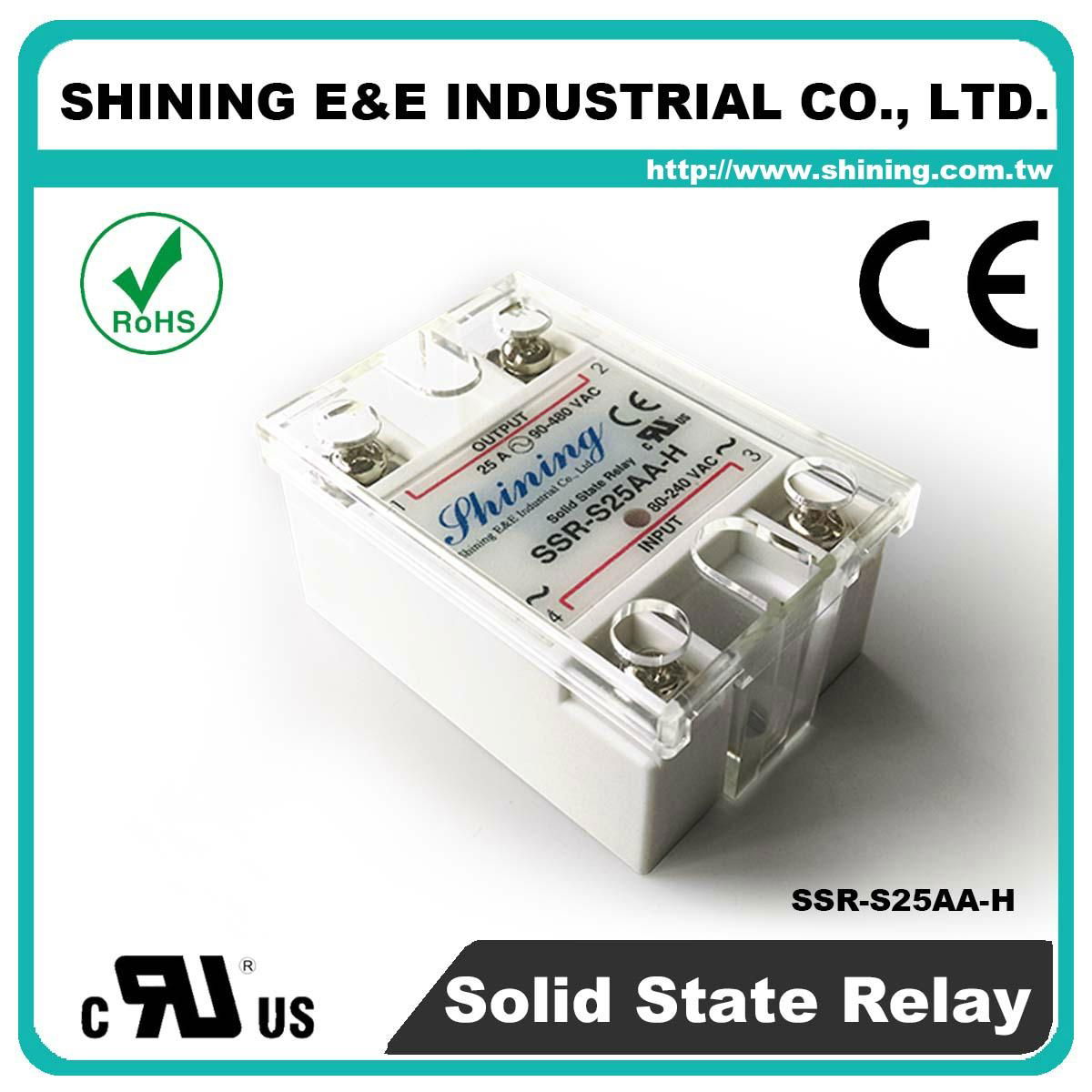 SSR-S25AA-H Single Phase 25Amp AC to AC Solid State Relay ( SSR ) 5