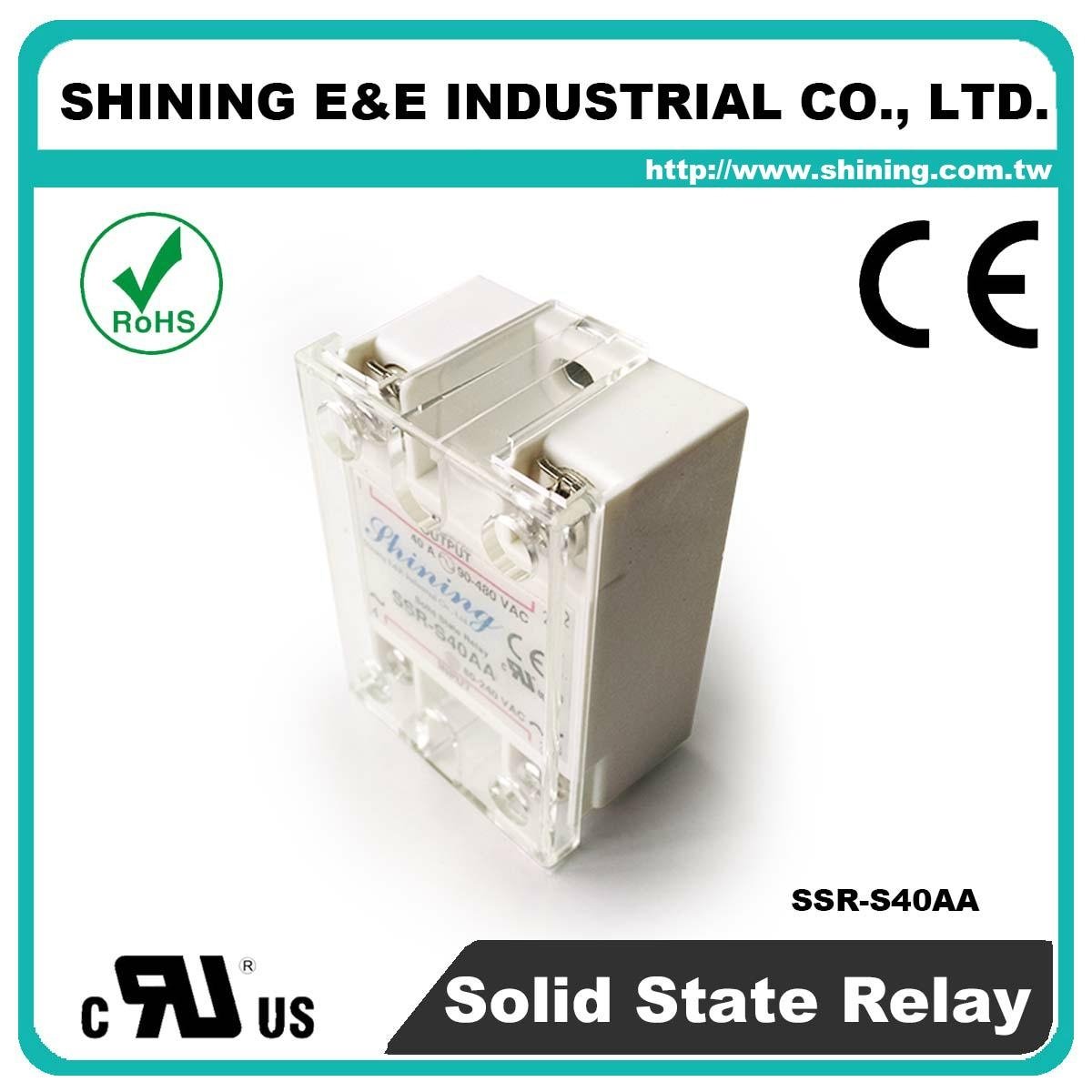 SSR-S40AA Single Phase 40Amp AC to AC Solid State Relays ( SSR ) 2