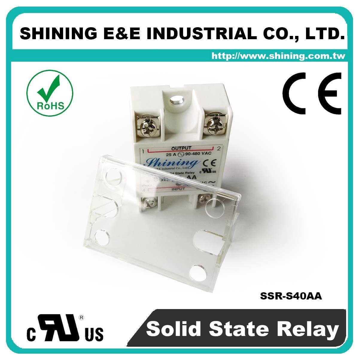 SSR-S40AA Single Phase 40Amp AC to AC Solid State Relays ( SSR ) 5
