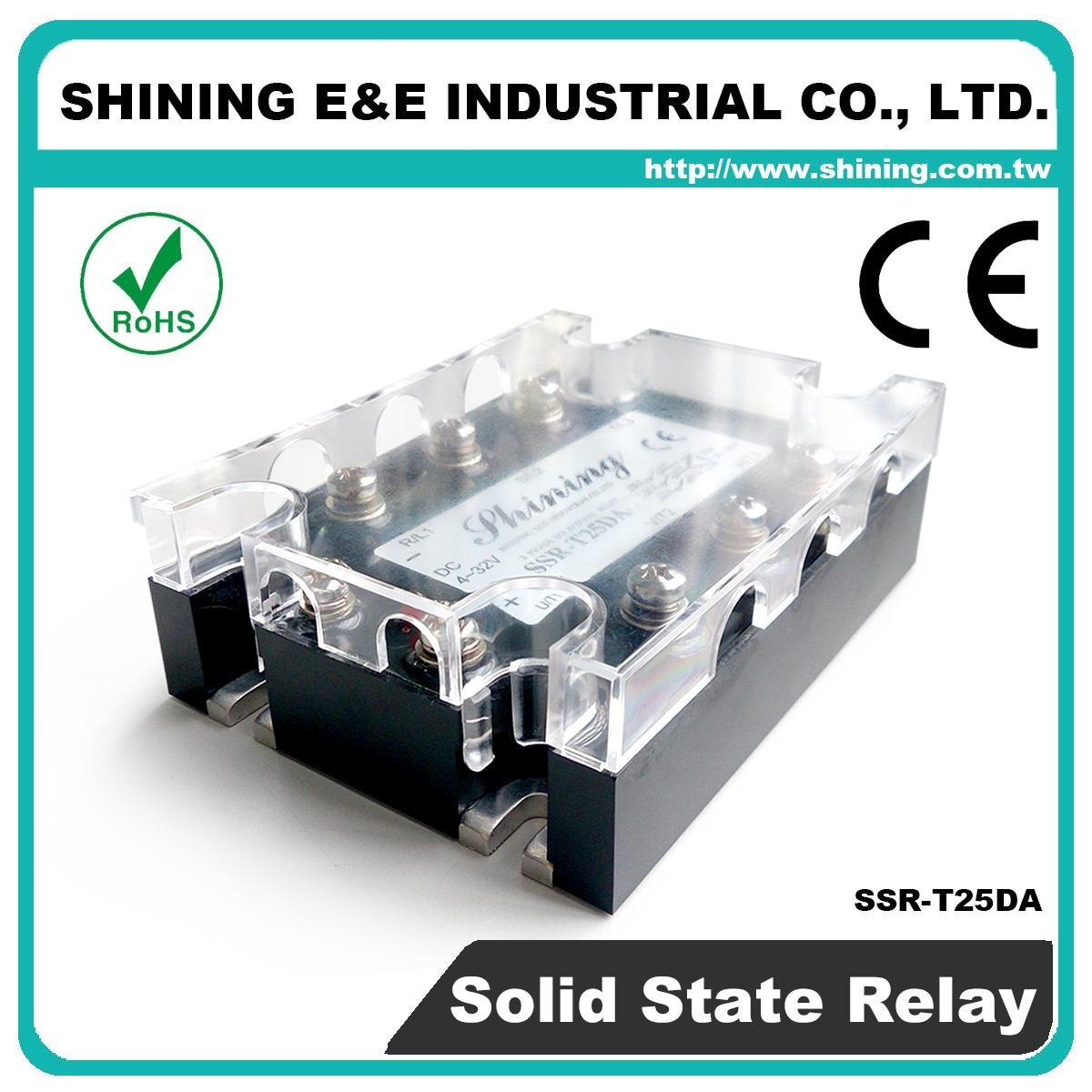 SSR-T25DA DC to AC Zero Cross Three Phase 25A Solid State Relays 5
