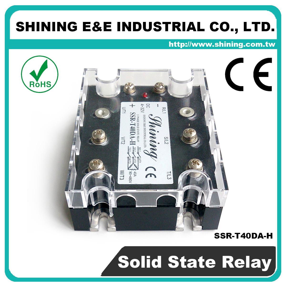 SSR-T40DA-H DC to AC Zero Cross Three Phase 40A Solid State Relay 3