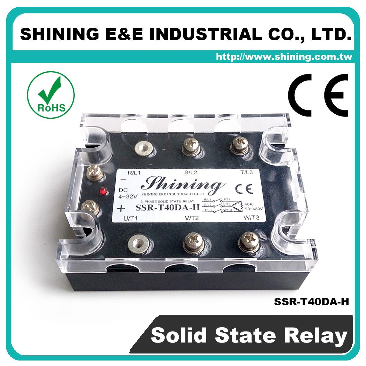 SSR-T40DA-H DC to AC Zero Cross Three Phase 40A Solid State Relay