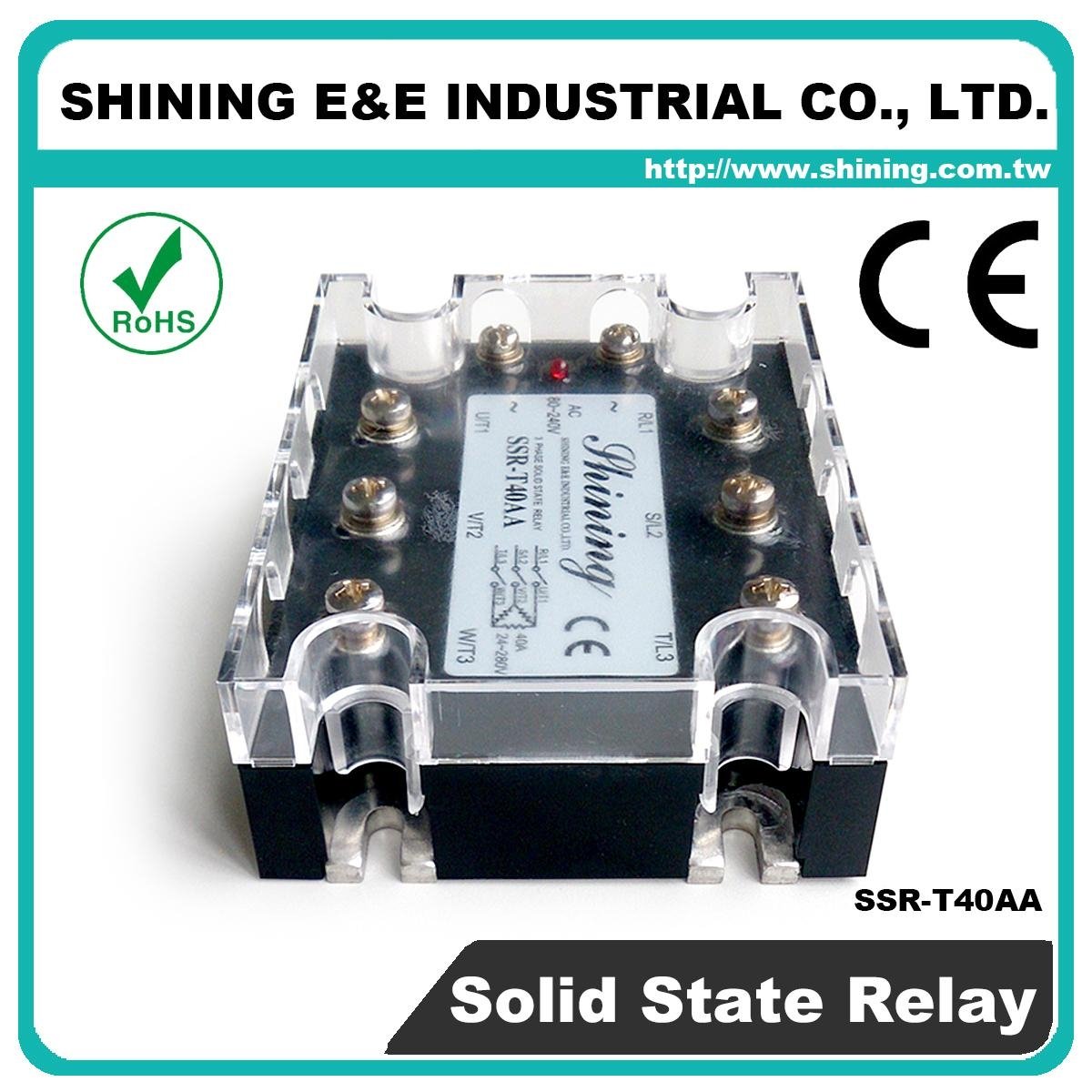 SSR-T40AA AC to AC Zero Cross Three Phase 40A Solid State Relays 4