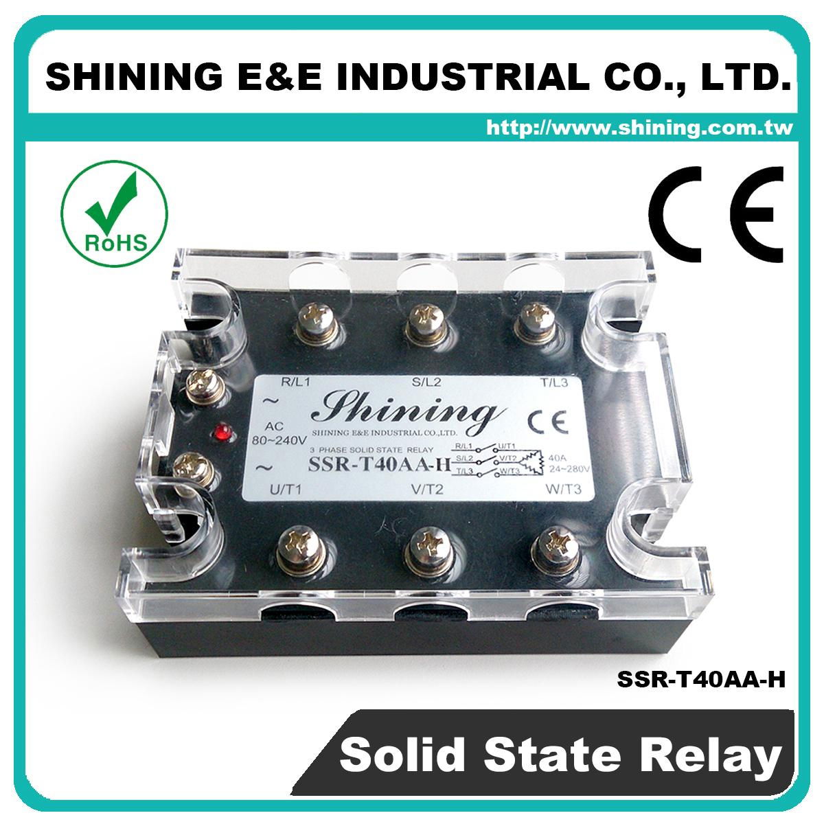 SSR-T40AA-H AC to AC Zero Cross Three Phase 40A Solid State Relay