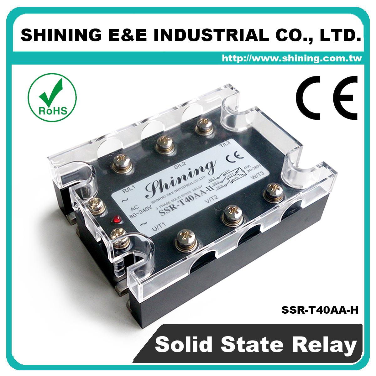 SSR-T40AA-H AC to AC Zero Cross Three Phase 40A Solid State Relay 5