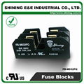 FB-M032PQ  600V 30Amp 2 Way UL 10x38 Ceramic Midget Fuse Block