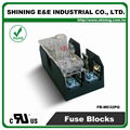 FB-M032PQ  600V 30Amp 2 Way UL 10x38 Ceramic Midget Fuse Block