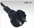 CCC approved power cord 2 pin