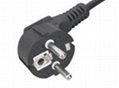 Euro VDE schuko power cord