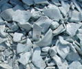 GLASS chippings and glass rocks