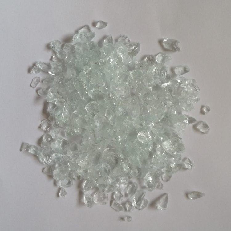 plate clear glass chips
