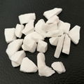 Opaque white Glass chips 1