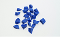 opaque blue glass chips 3