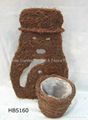 Christmas planter,Christmas basket,christmas decoration,rattan basket 2