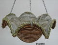 star cone hanging basket,Rattan Basket,hanging flower basket,hanging planter 3