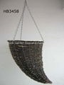 hanging rattan animal basket,hanging planter,Rattan Basket,hanging flower basket 4