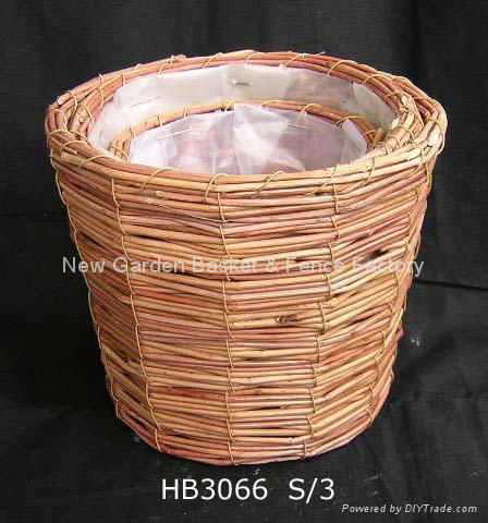 flower pot basket,garden pot,plant pot,gardening planter,rattan basket 5