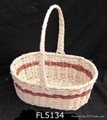 gift basket,rattan basket,storage basket,wicker basket,handle basket,woven craft