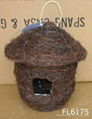 Rattan bird house