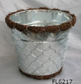 zinc planter,zinc pot,flower pot,flower planter,tin planter,galvanized planter 1