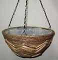Rattan Hanging Basket,hanging flower basket,hanging planter,basket,wicker basket