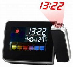 weather multi function station star projector alarm clock