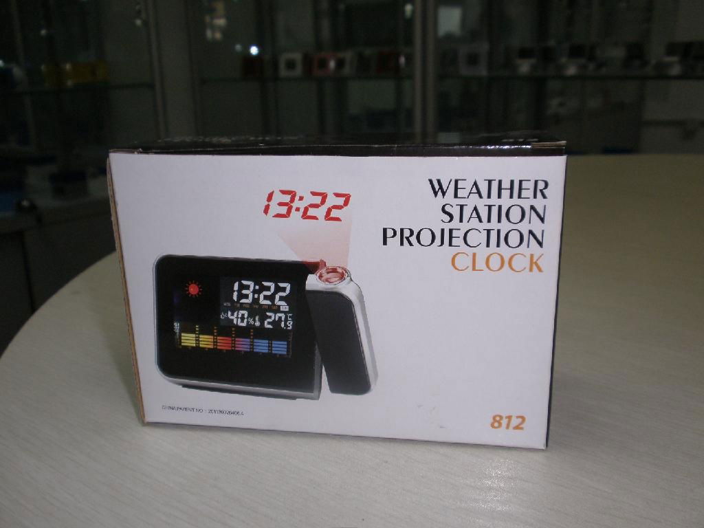 weather multi function station star projector alarm clock 2