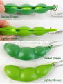 soybean pod keychain  3