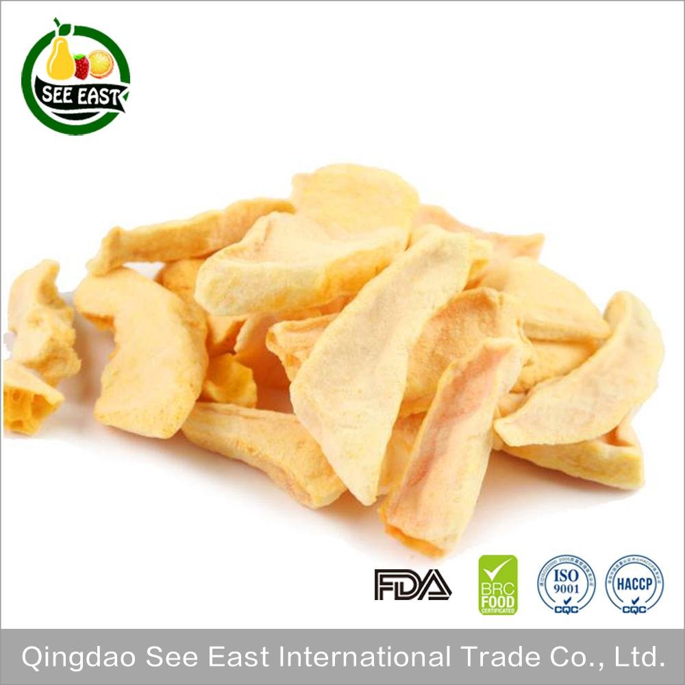 HACCP Certified Organic Sugar Free Freeze Dried Fruit Snack-Mango chips 3
