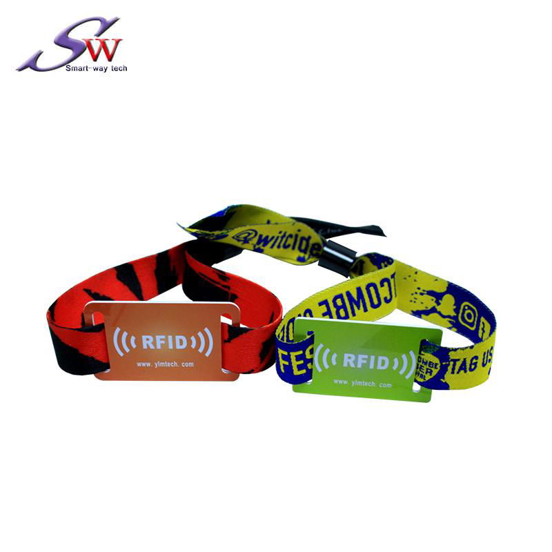 125khz/13.56Mhz Disposable RFID Wristband 3