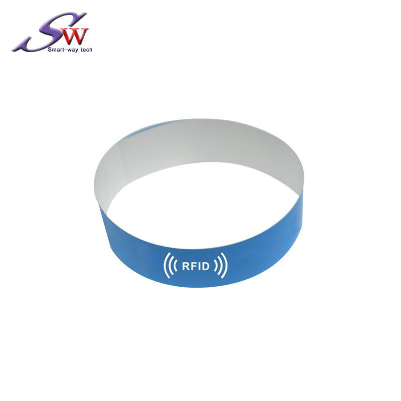 13.56Mhz Prper Tyvek RFID Wristband 3