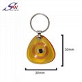 13.56Mhz Custom design RFID Epoxy Keychain Tag