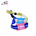 woven fabric rfid wristband for event