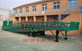 Durable hydraulic yard ramp exported