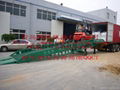 Durable hydraulic yard ramp exported