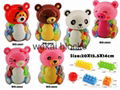 Piggy bank bear bottle Building blocks(29pcs) 1