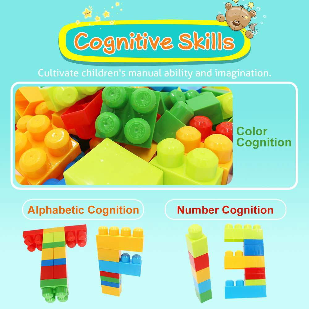 Large-particle building blocks toys(60 Pcs ) 2