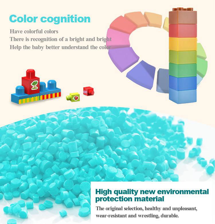 Large-particle building block toys(100 Pcs ) 4